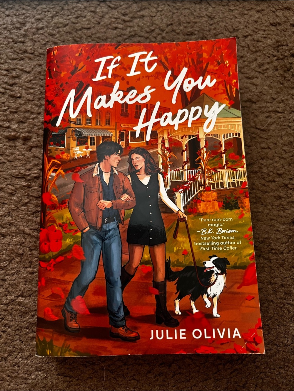 If It Makes You Happy by Julie Olivia - Red Cover